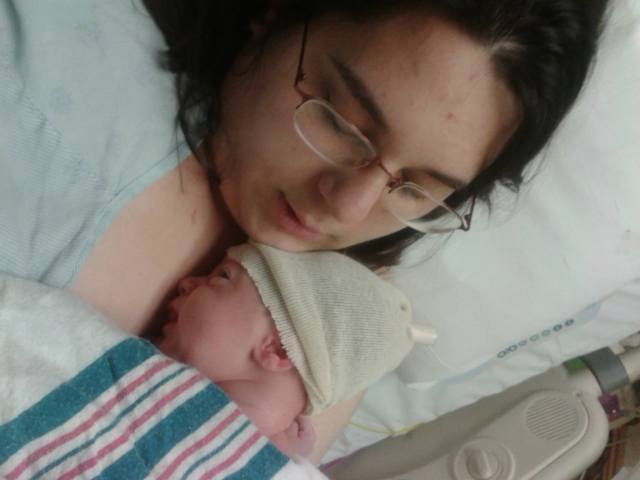 The first time I held my son